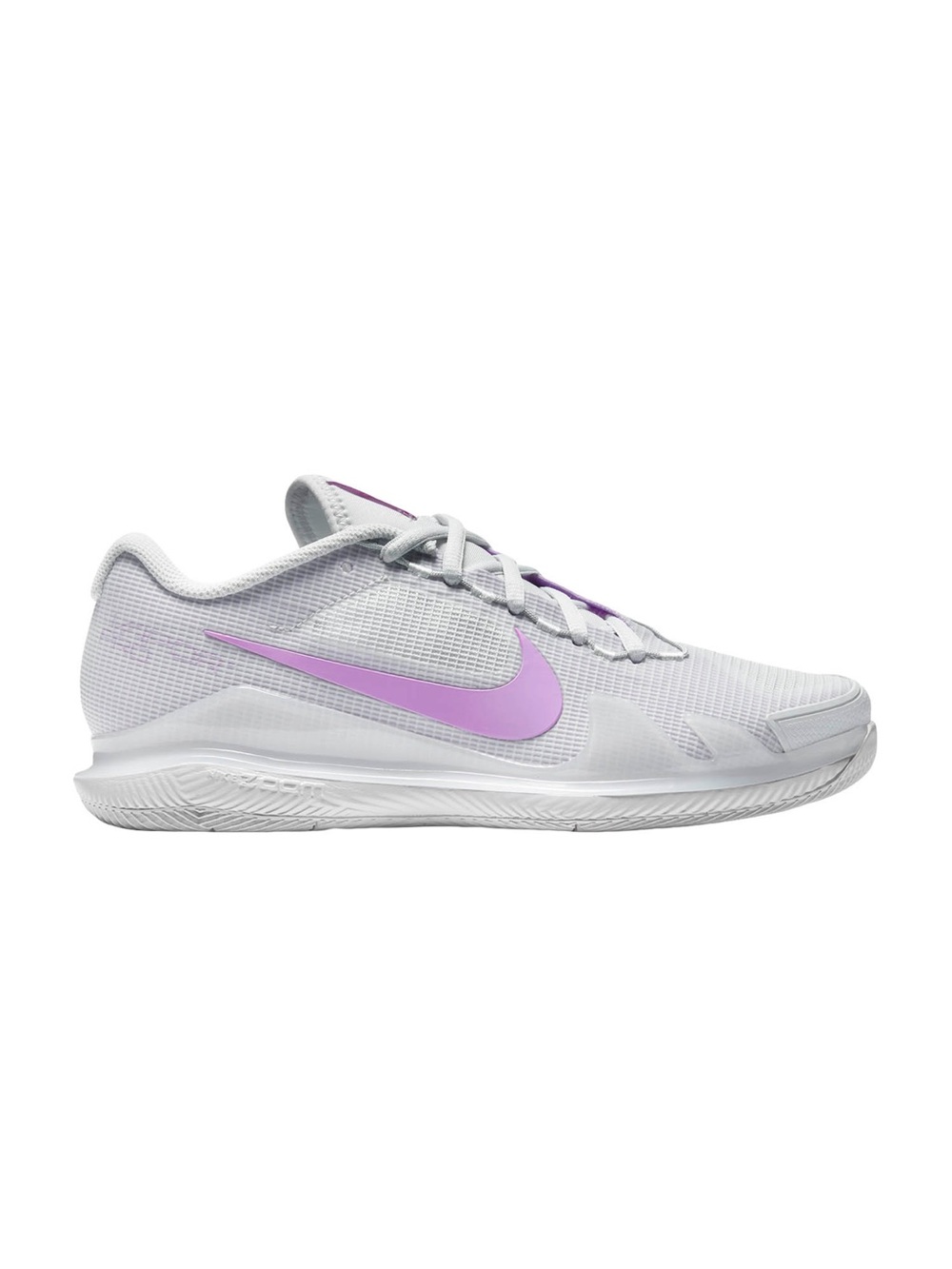 Nike Court Air Zoom Vapor Pro HR White and Lavender Training Shoe - Picture 7 of 11